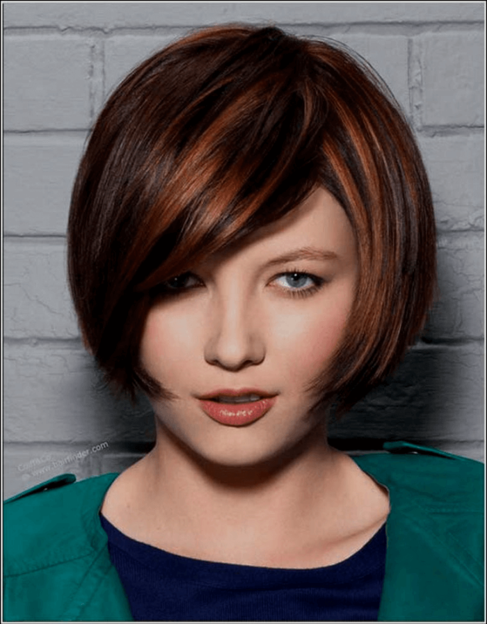 Bob frisur hinterkopf Stufig Braun - Frisur Ideen