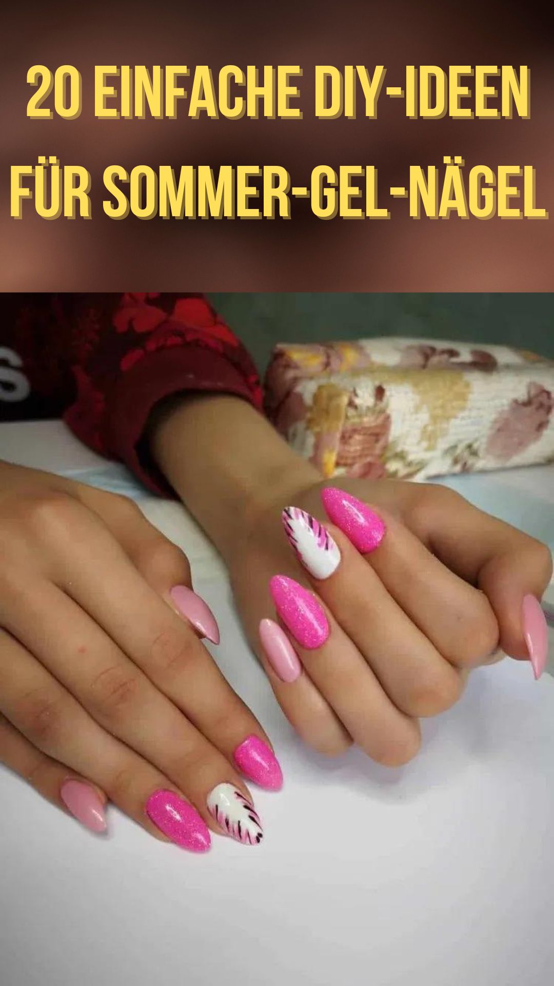 20 einfache DIY-Ideen für Sommer-Gel-Nägel 🌞💅