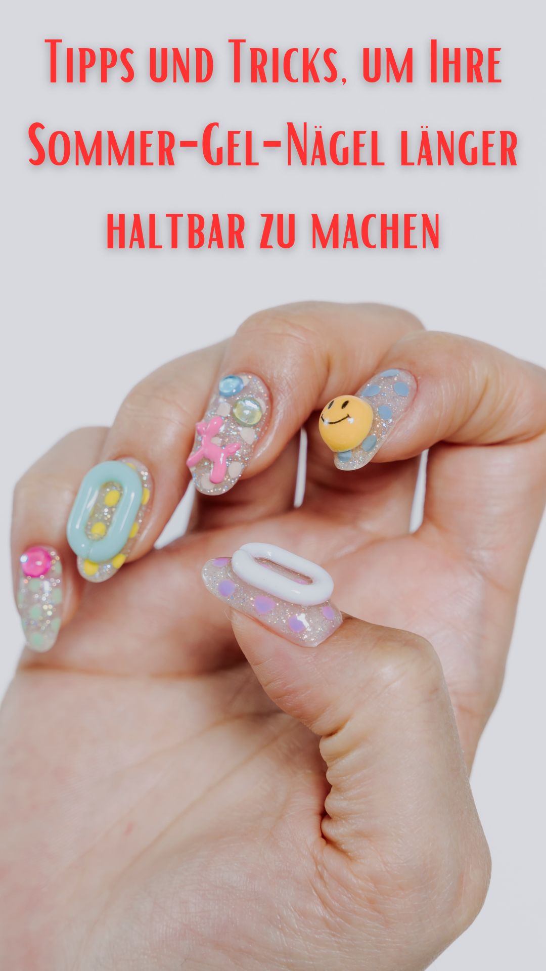Tipps und Tricks, um Ihre Sommer-Gel-Nägel länger haltbar zu machen 😎💅