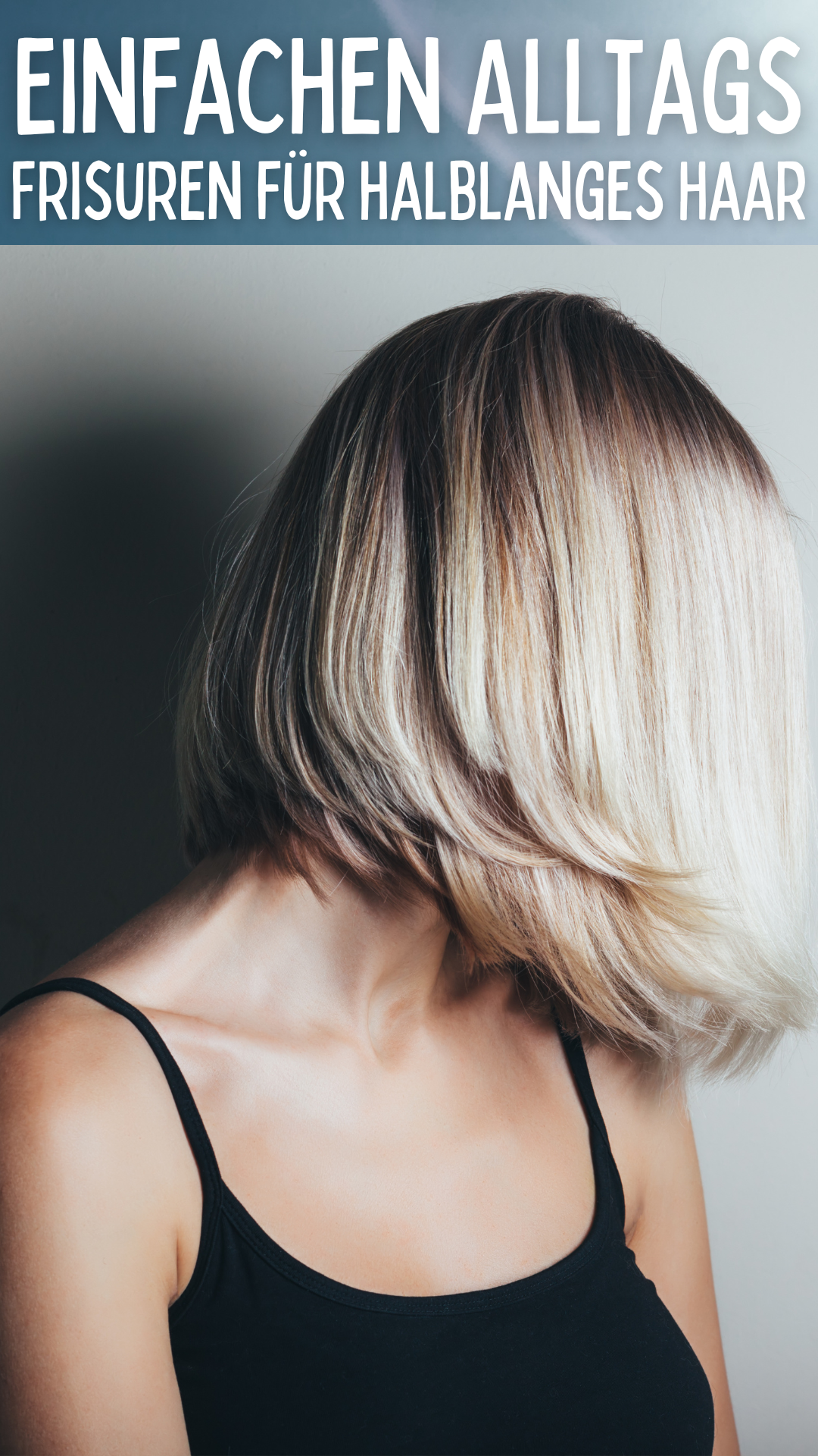 Einfachen Alltags Frisuren für halblanges Haar