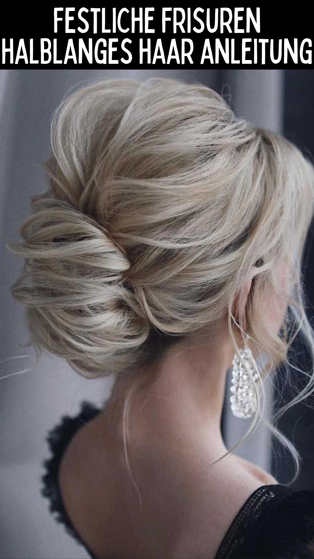 Festliche frisuren halblanges haar anleitung
