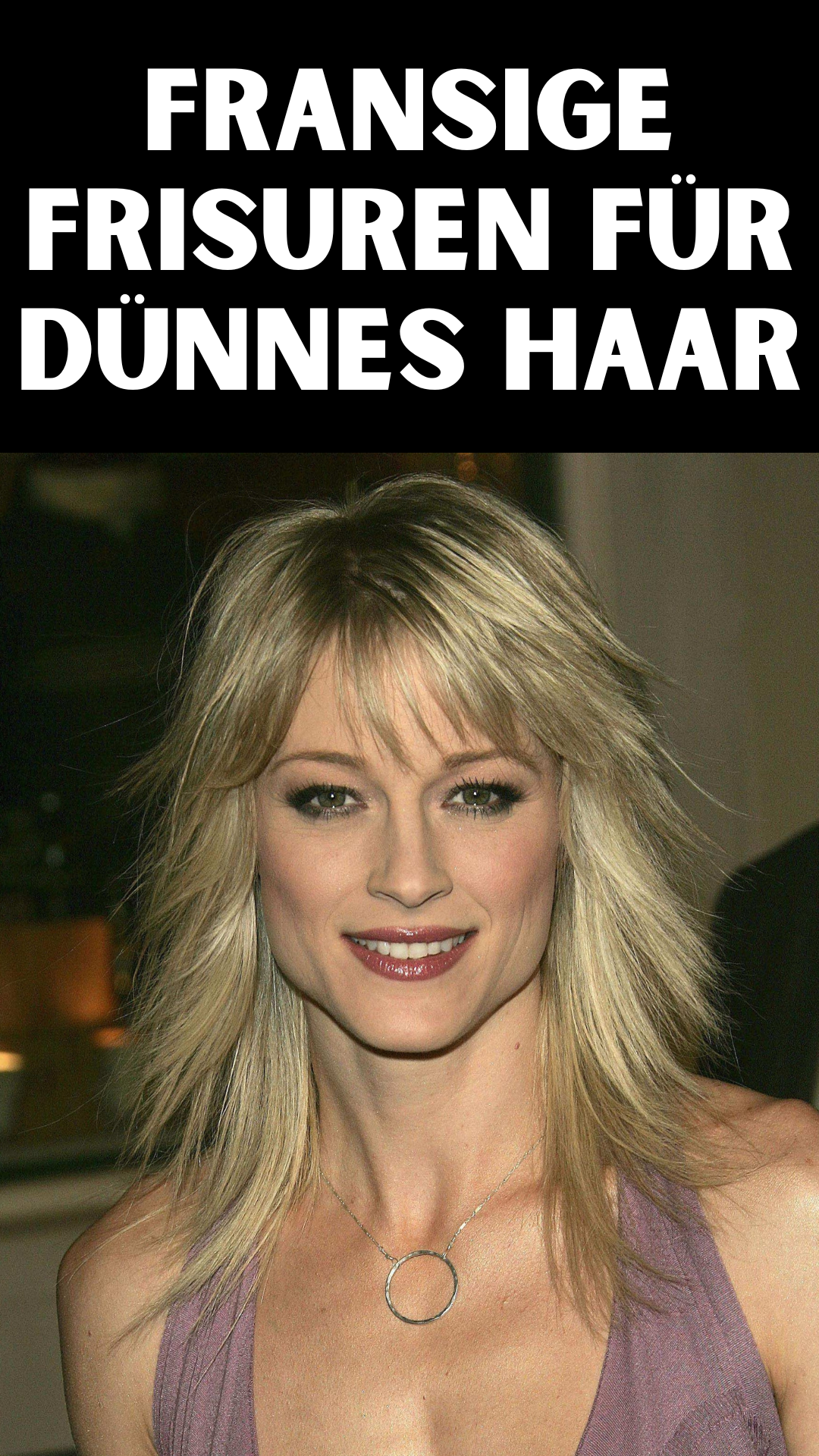 Fransige Frisuren für dünnes Haar