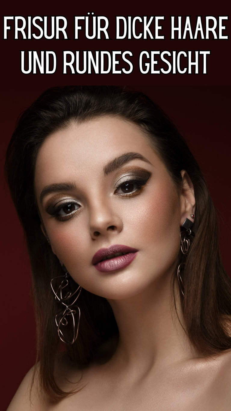 Frisur für dicke Haare und rundes Gesicht: Die besten Tipps und Trends
