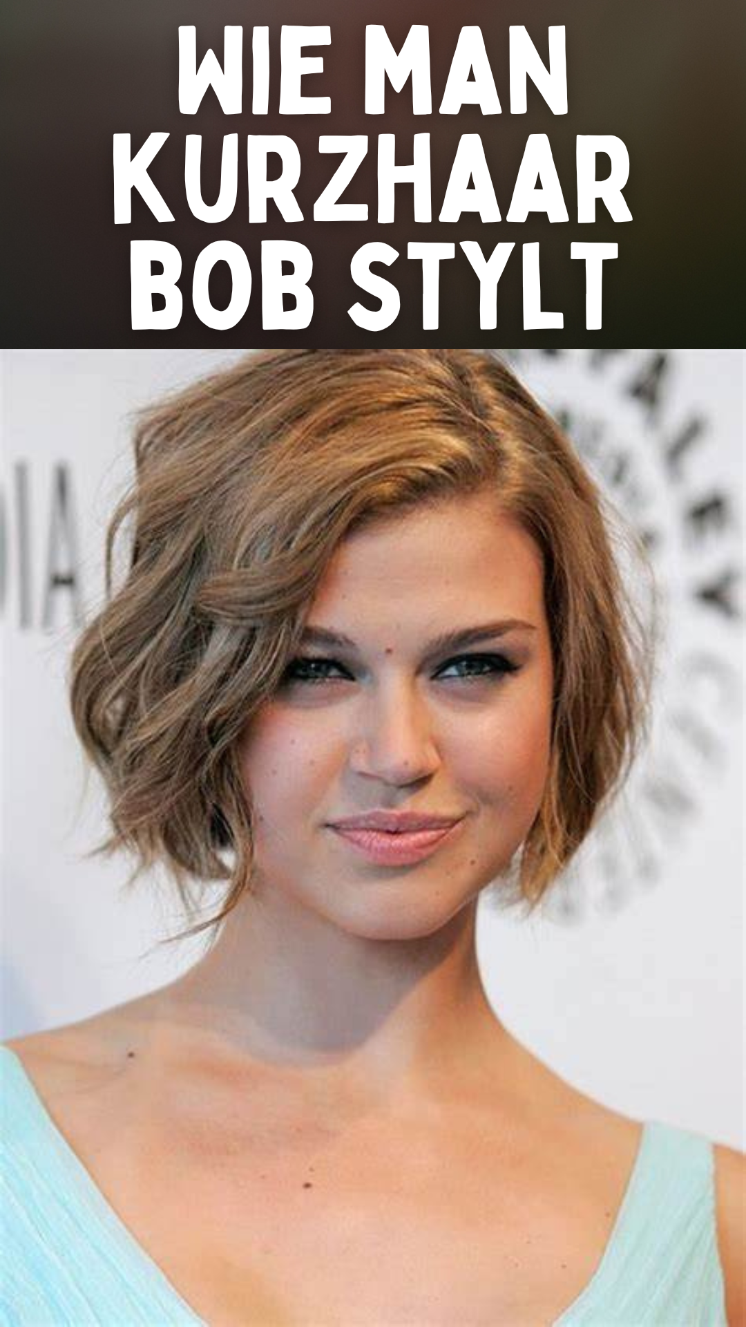 Wie man kurzhaar bob stylt