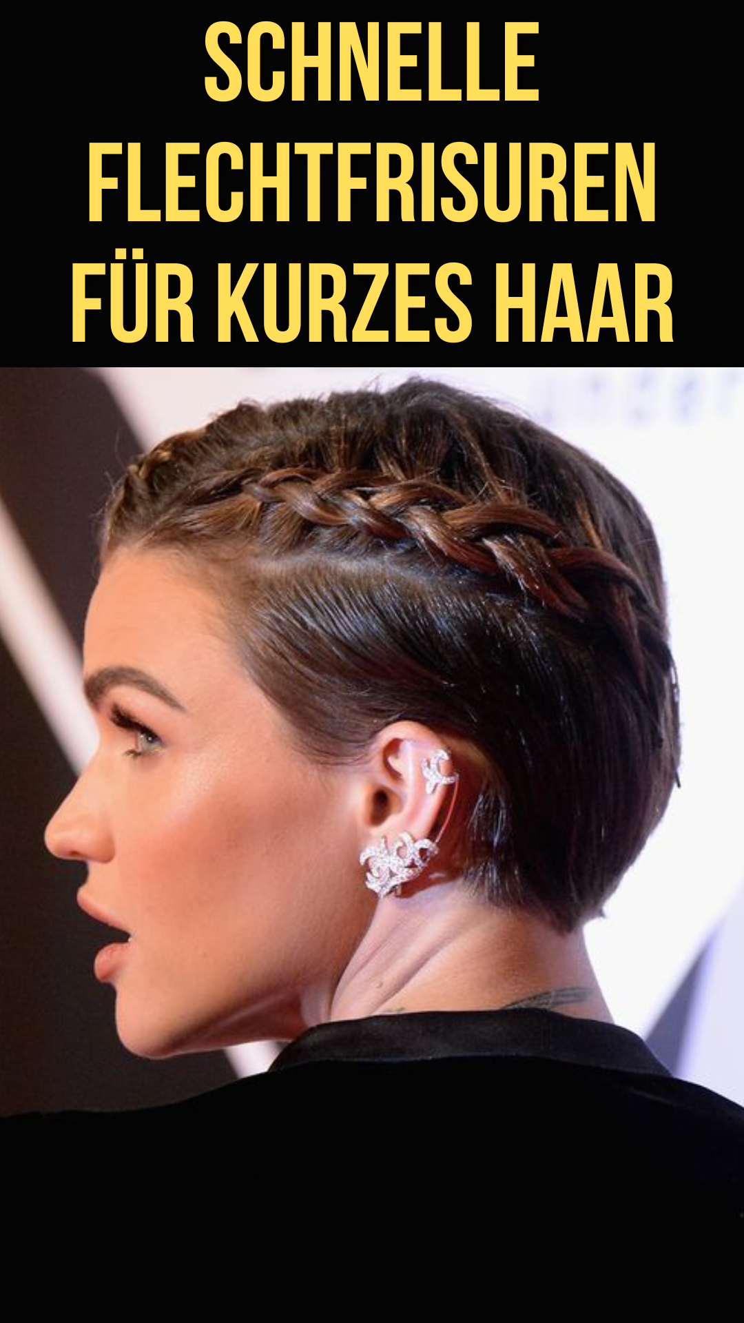 schnelle Flechtfrisuren für kurzes Haar