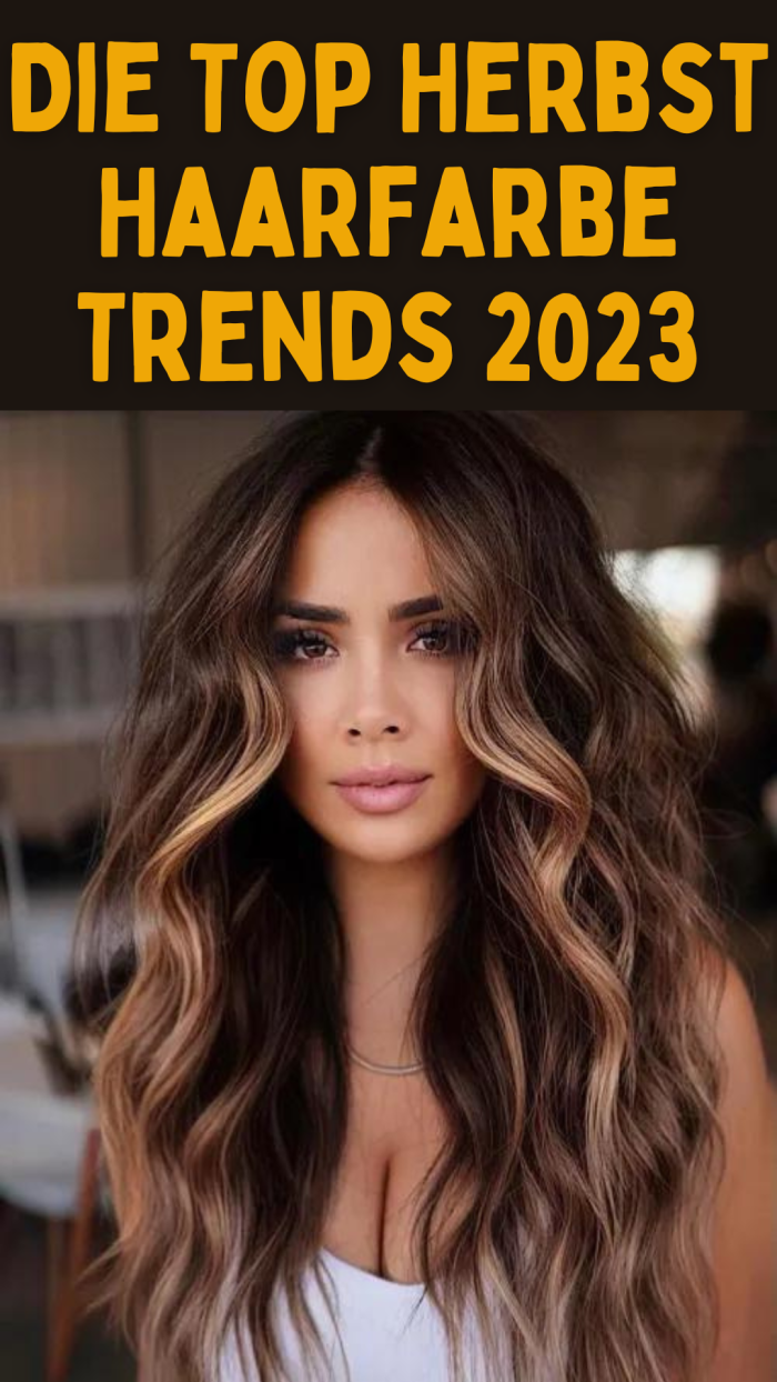 Die Top Herbst Haarfarbe Trends 2023