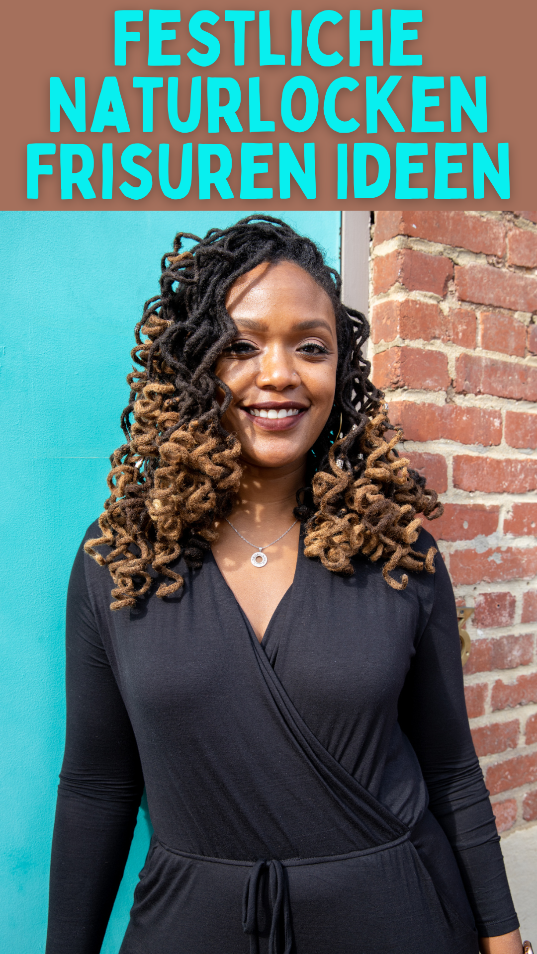 Festliche Naturlocken Frisuren Ideen