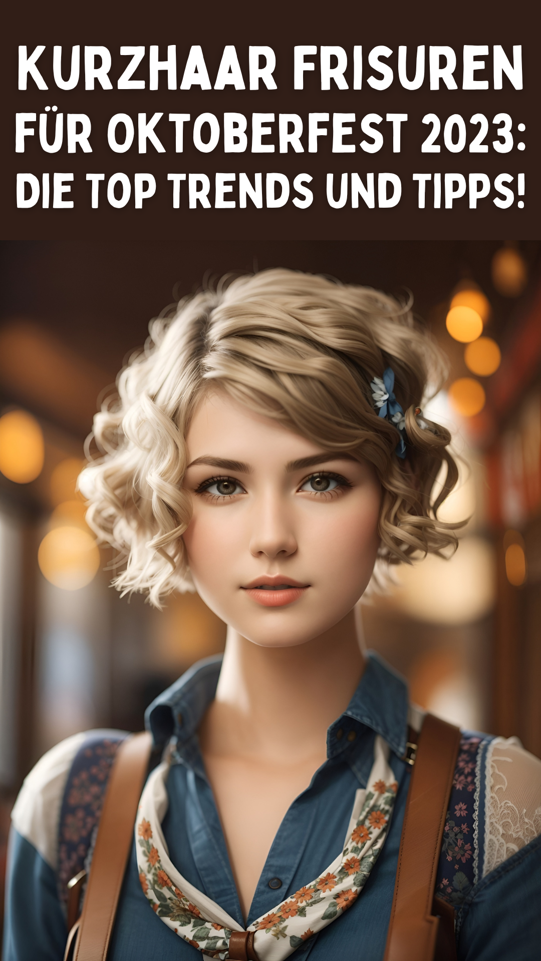 Kurzhaar Frisuren für Oktoberfest 2023: Die Top Trends und Tipps!