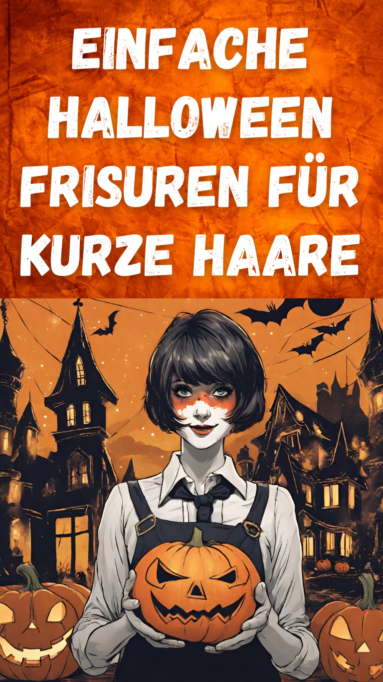 Einfache Halloween Frisuren