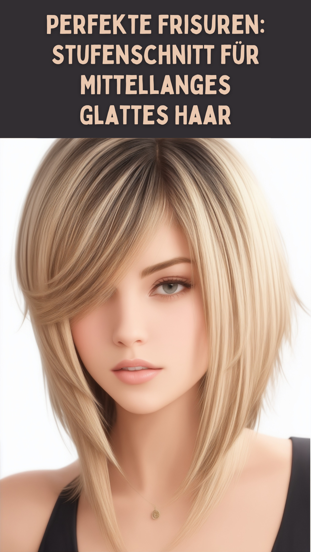 Perfekte Frisuren Stufenschnitt für Mittellanges Glattes Haar