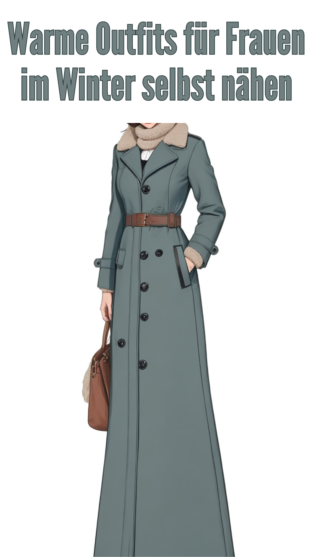 Warme Outfits für Frauen im Winter selbst nähen