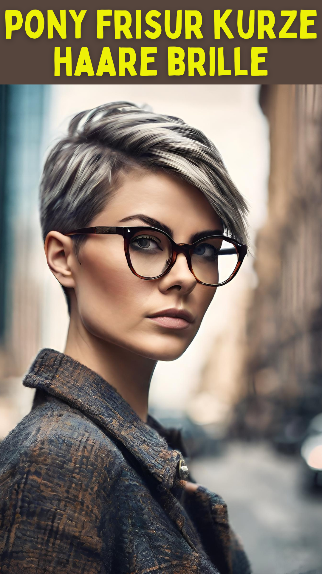 Ultimativer Guide für den perfekten Pony: So rocken Sie die Pony Frisur mit kurzen Haaren und Brille