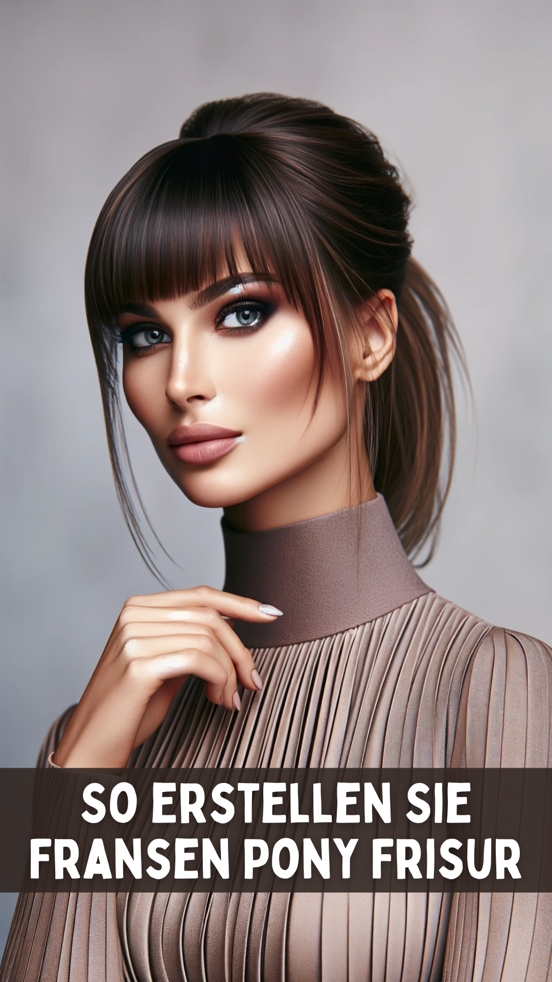 So erstellen Sie Fransen Pony Frisur