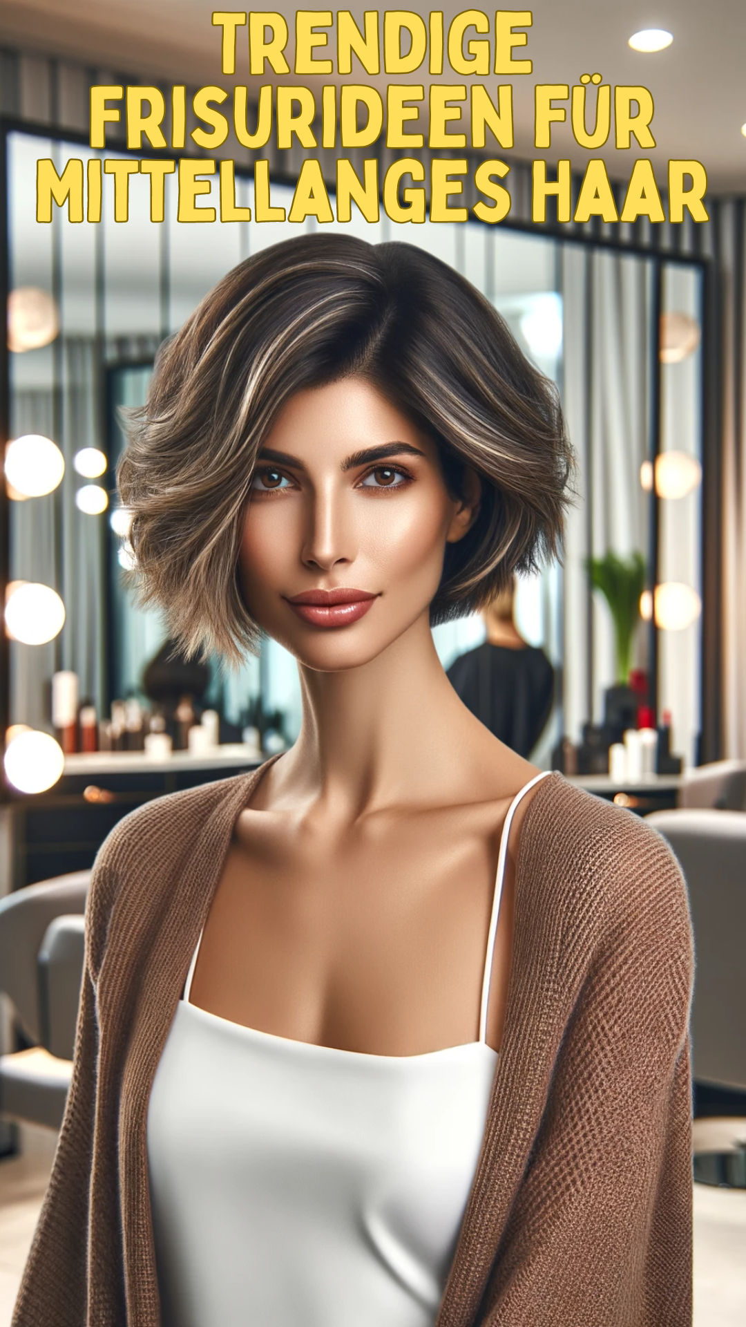 Trendige Frisurideen für Mittellanges Haar