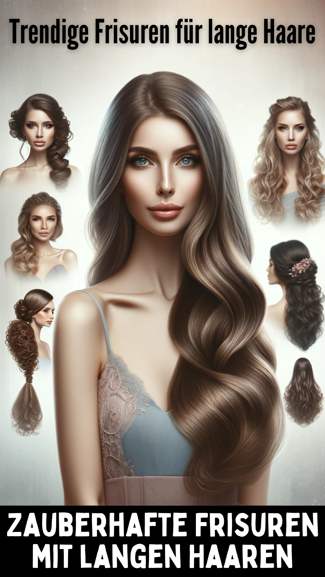 Zauberhafte Frisuren mit langen Haaren