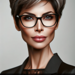 Zeitlose Frisuren für Frauen über 50 mit Brille – Ein Trendiger Stilführer
