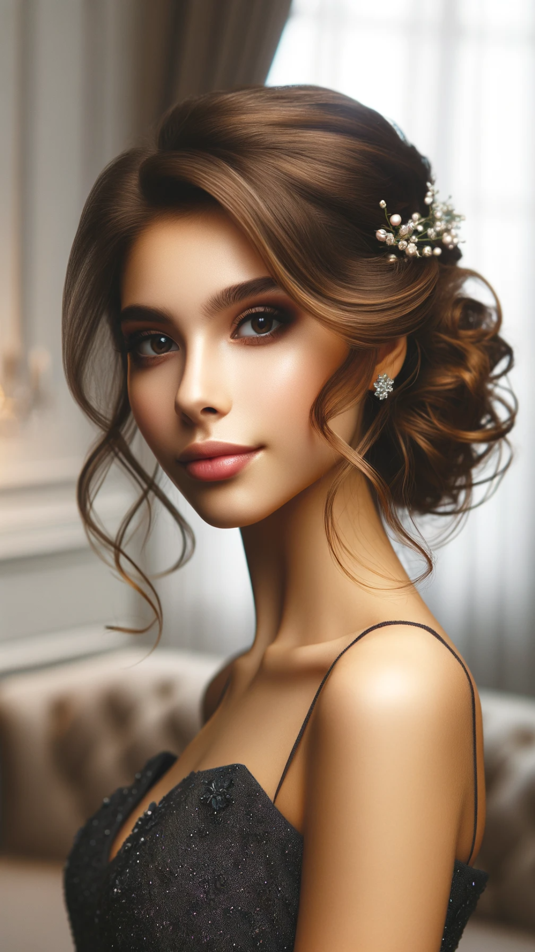 abschlussball frisur