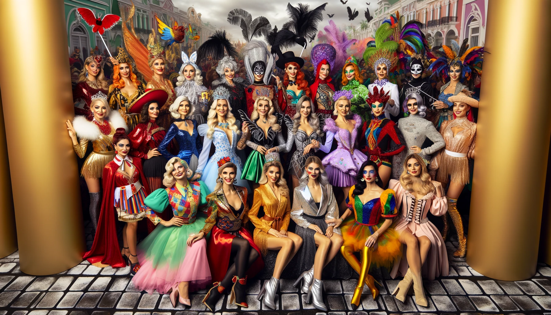 karneval kostüm damen gruppe