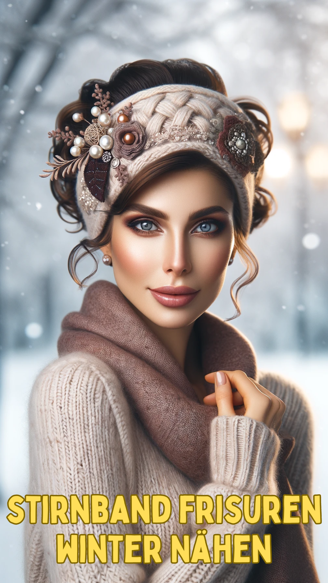 Winterliche Stirnband-Frisuren zum Selbermachen – Einfache Nähanleitungen für den perfekten Look!