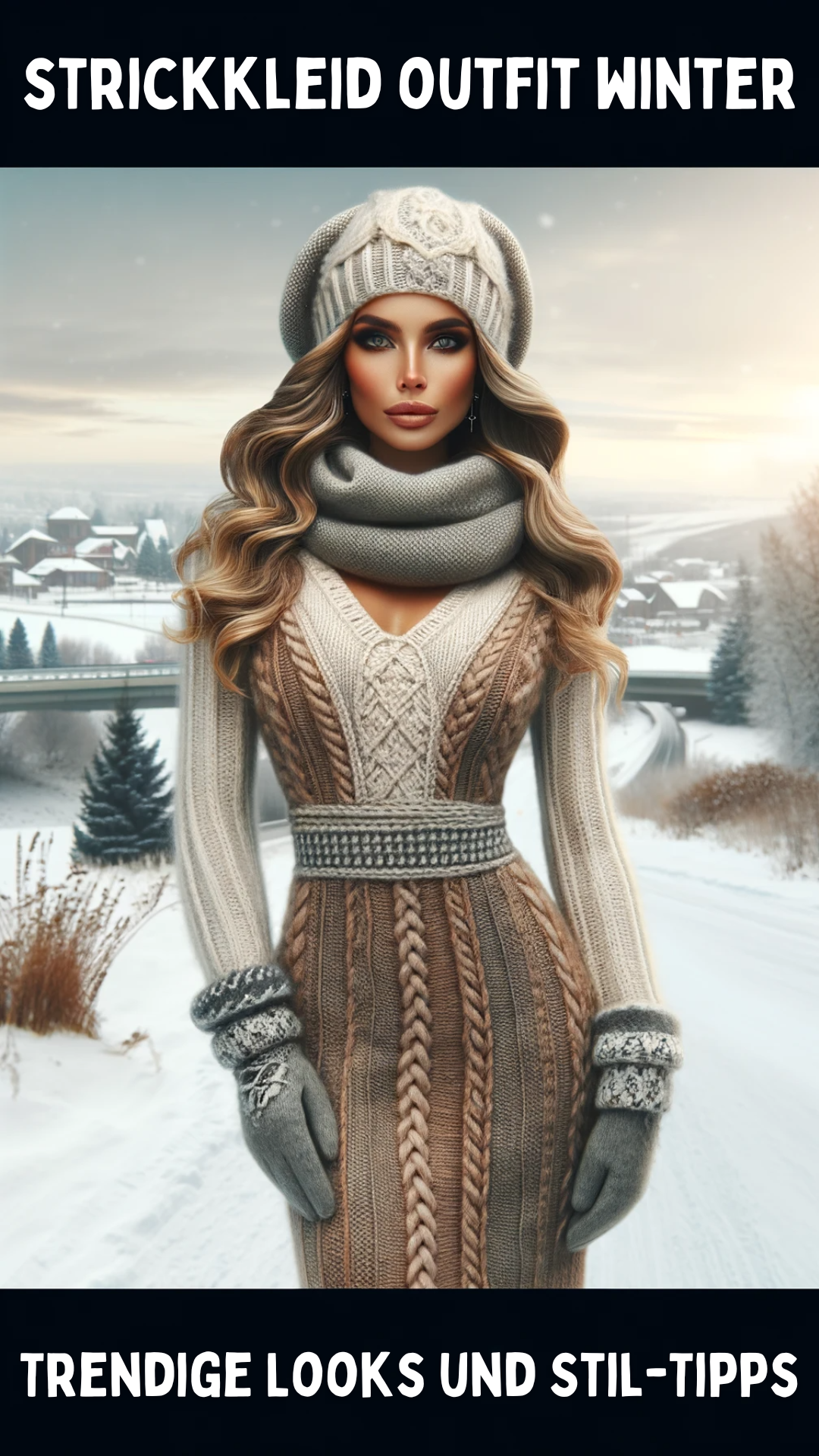 Strickkleid Outfit Winter: Trendige Looks und Stil-Tipps für die kalte Jahreszeit