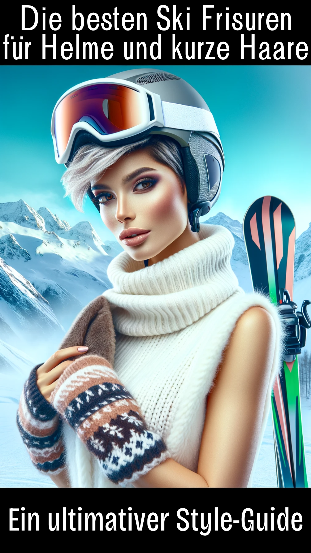 Die besten Ski Frisuren für Helme und kurze Haare: Ein ultimativer Style-Guide