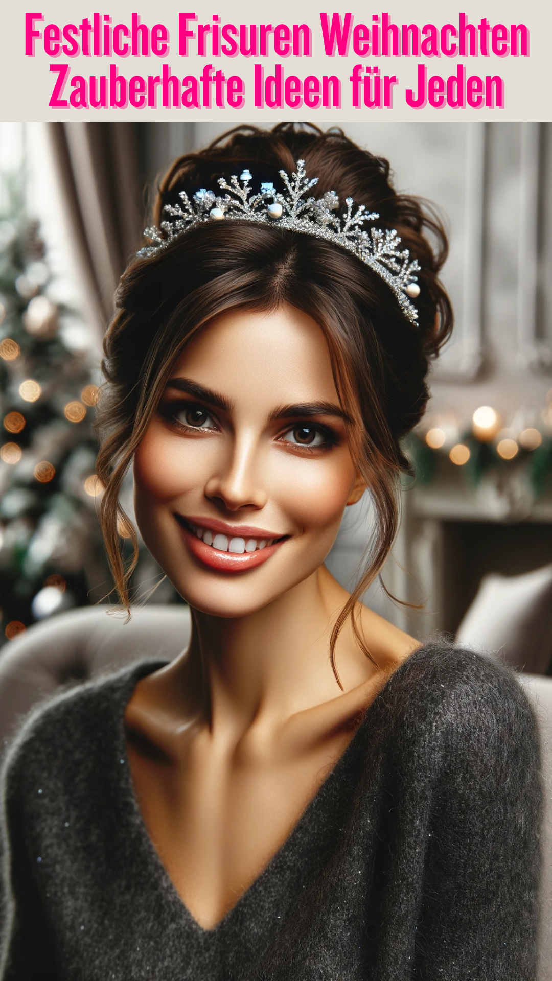 Festliche Frisuren Weihnachten – Zauberhafte Ideen für Jeden