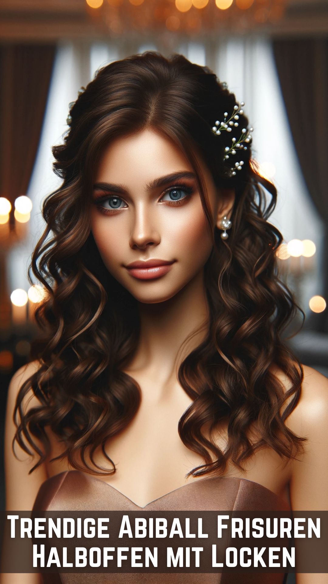 Trendige Abiball Frisuren Halboffen mit Locken – Entdecke deinen Perfekten Look