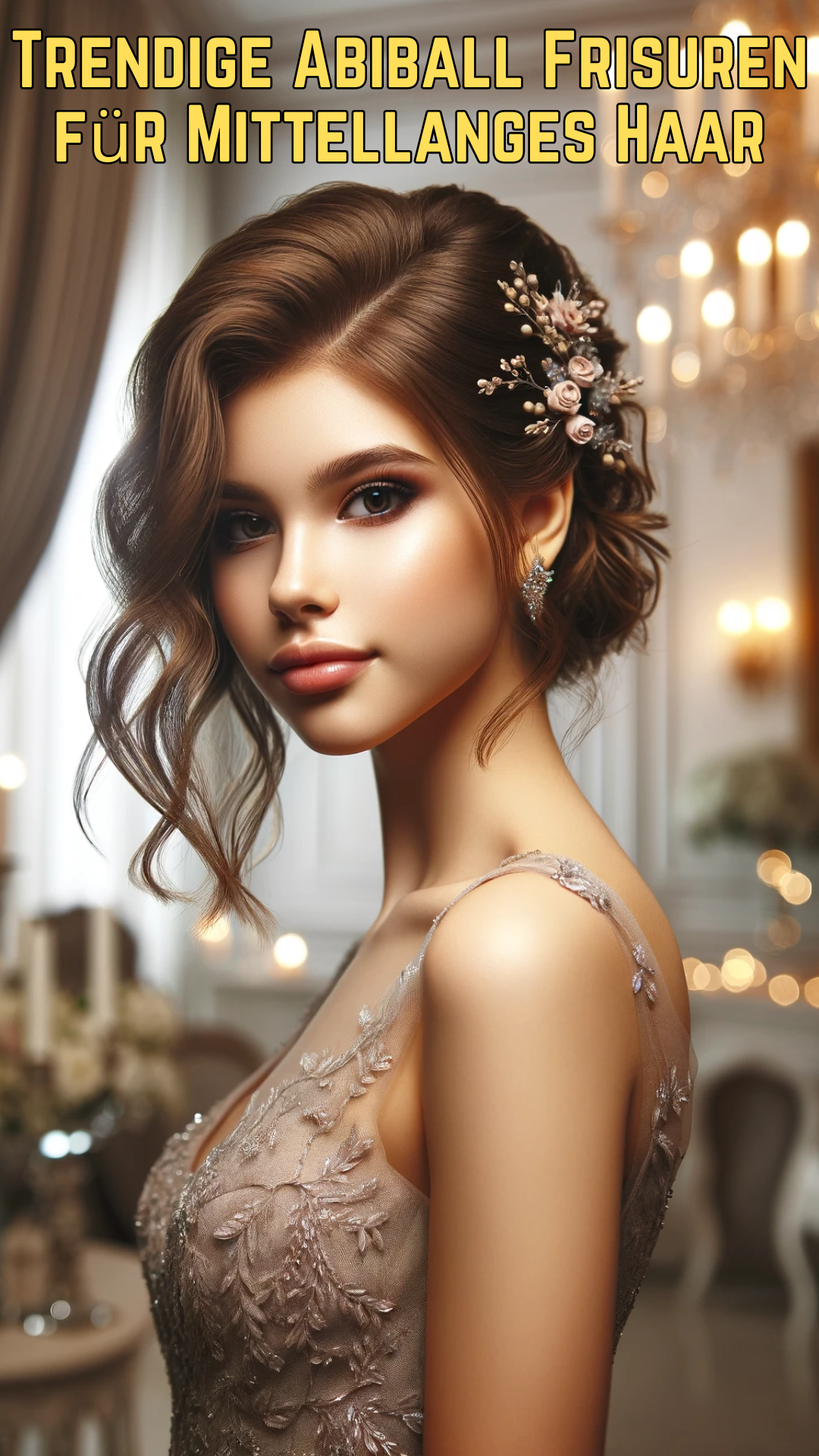 Trendige Abiball Frisuren für Mittellanges Haar – Dein Perfekter Look für einen Unvergesslichen Abend