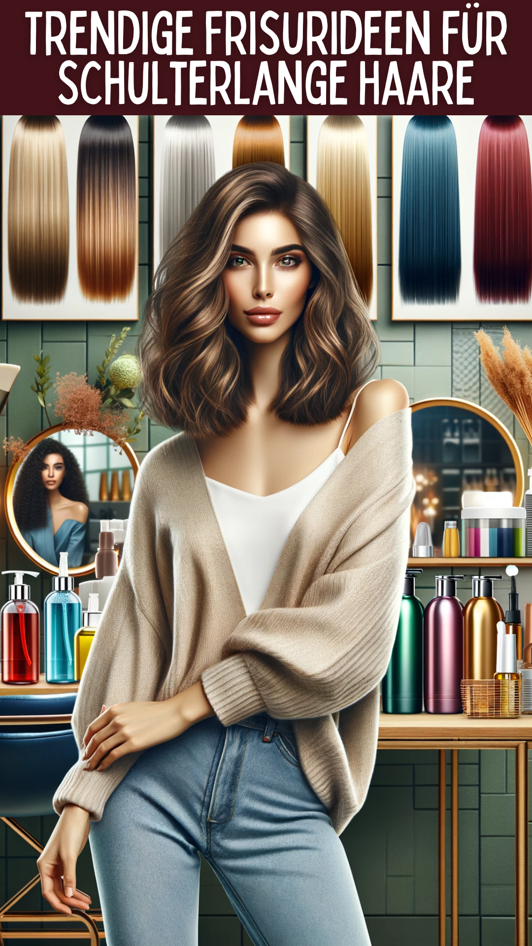 Trendige Frisurideen für Schulterlange Haare – Entdecken Sie Ihren Perfekten Look!
