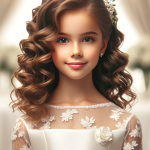 Trendige Konfirmationsfrisuren Halboffen mit Locken – Ein Styleguide für den Besonderen Tag