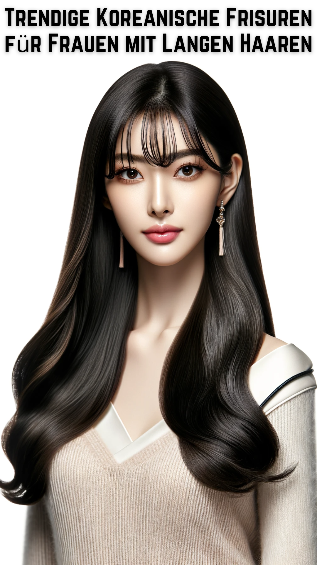 Trendige Koreanische Frisuren für Frauen mit Langen Haaren – Ein Must-Have Look für 2024!