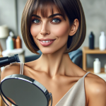 Selbstgemachte Bob-Frisur mit kurzem Nacken und Pony: Schritt-für-Schritt Anleitung für Zuhause