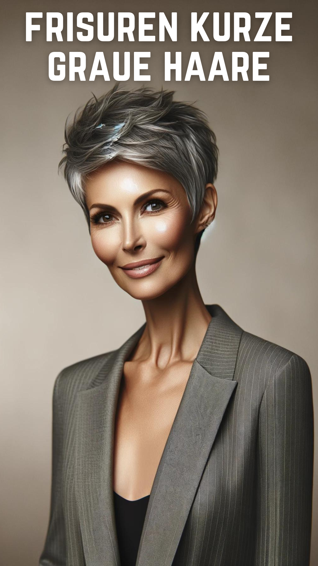 frisuren kurze graue haare