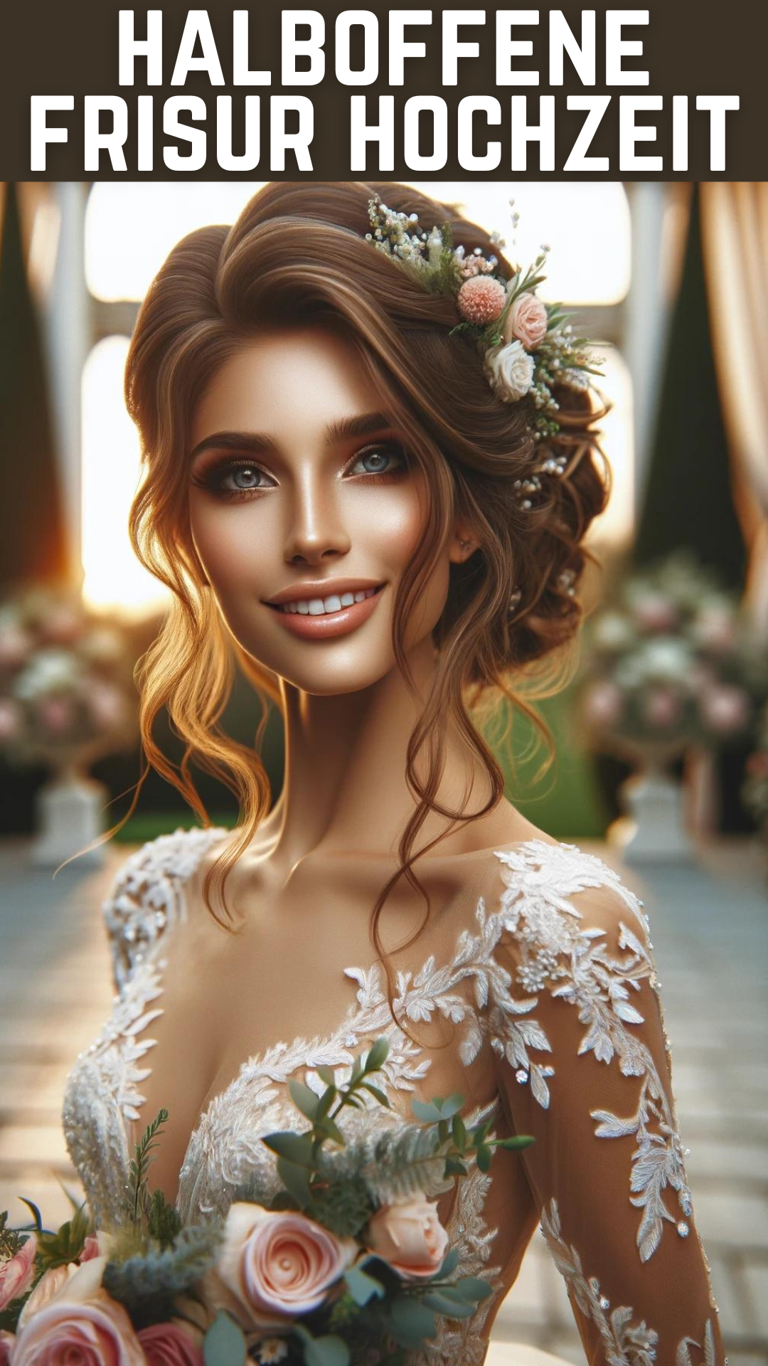 halboffene frisur hochzeit