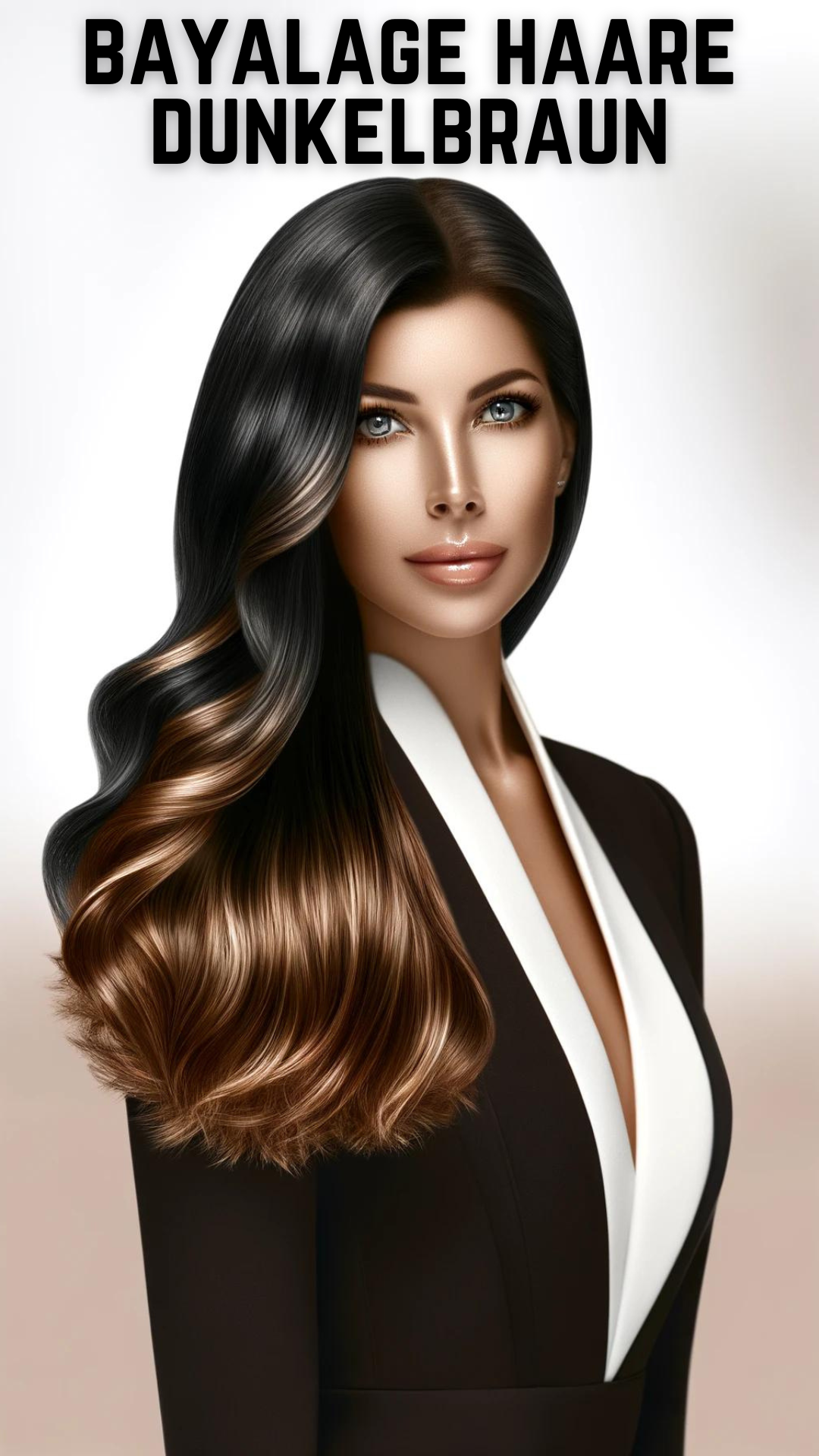 bayalage haare dunkelbraun