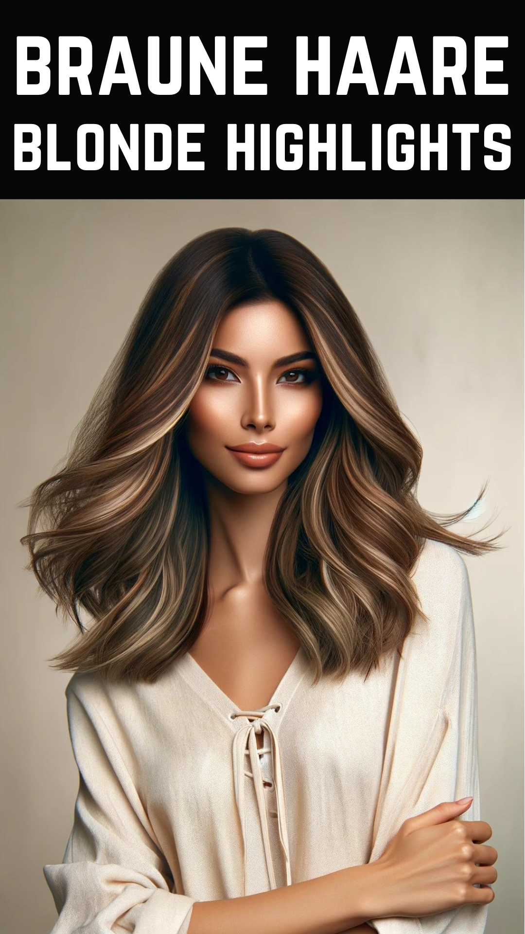 Wie Sie mit braunen Haaren und blonden Highlights den perfekten Look für jede Jahreszeit kreieren