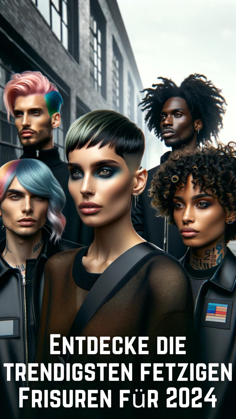 Entdecke die trendigsten fetzigen Frisuren für 2024 - Frisur Ideen