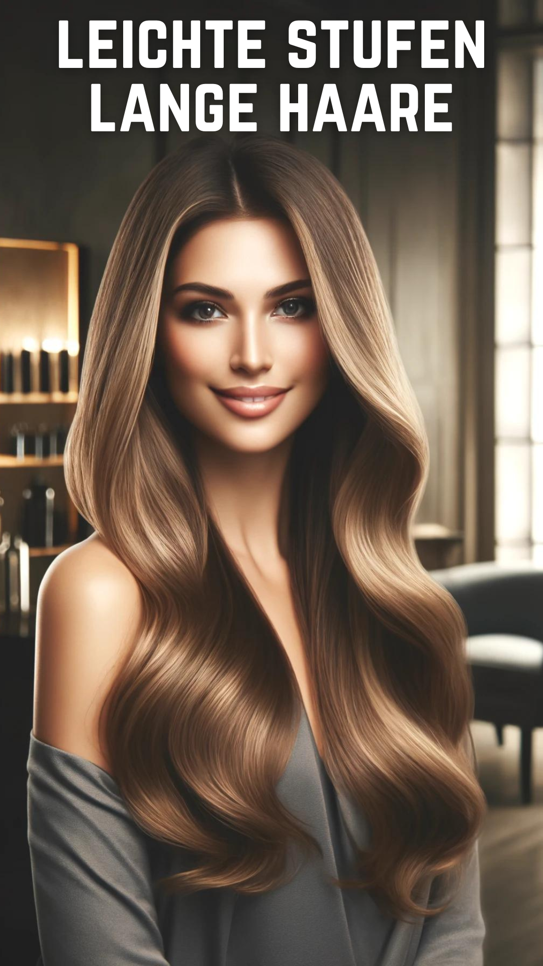 leichte stufen lange haare