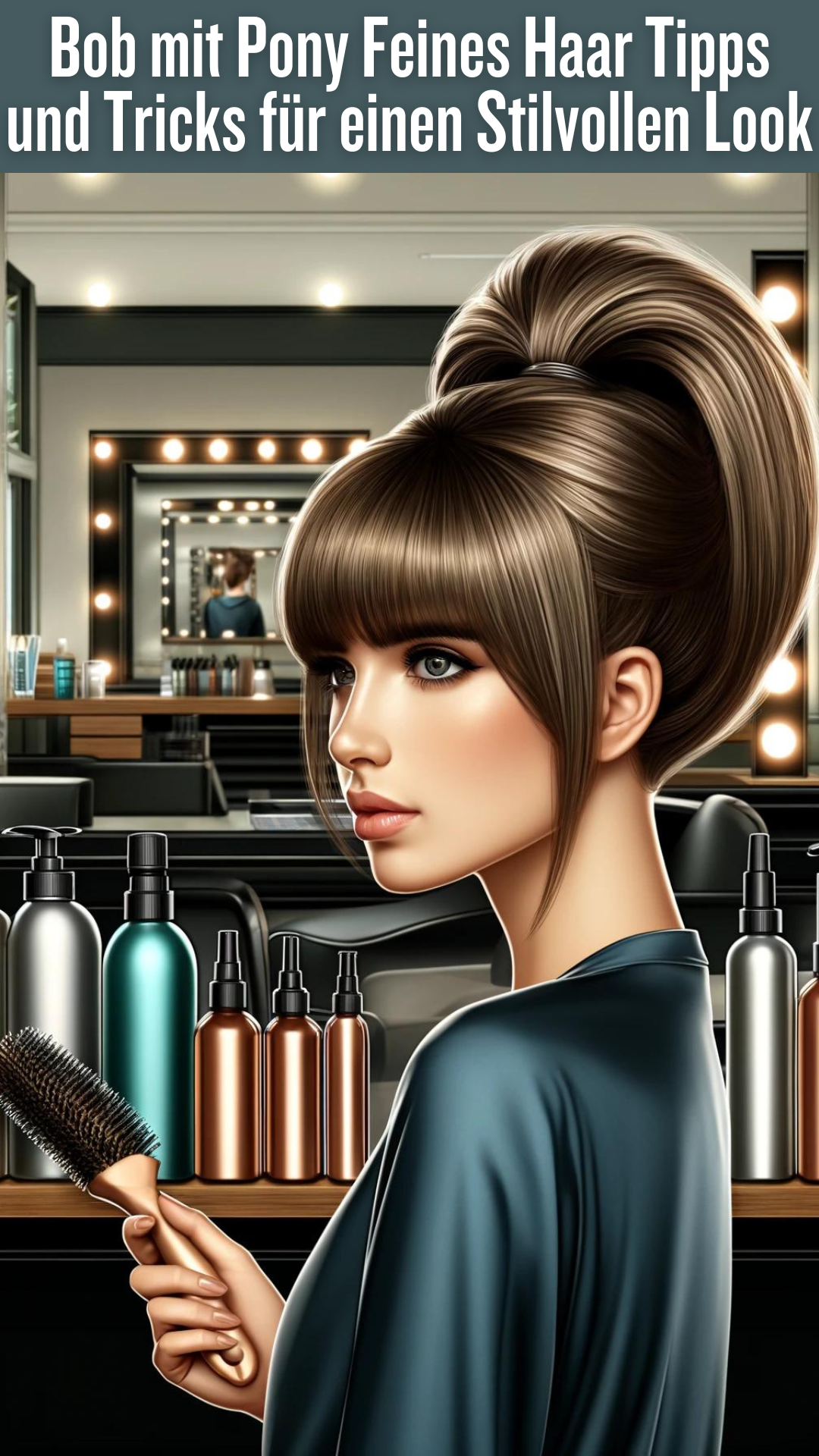 Bob mit Pony Feines Haar Tipps und Tricks für einen Stilvollen Look