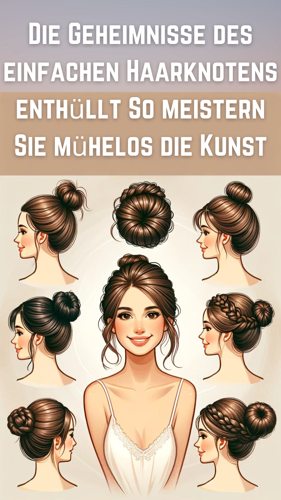 Die Geheimnisse des einfachen Haarknotens enthüllt So meistern Sie mühelos die Kunst
