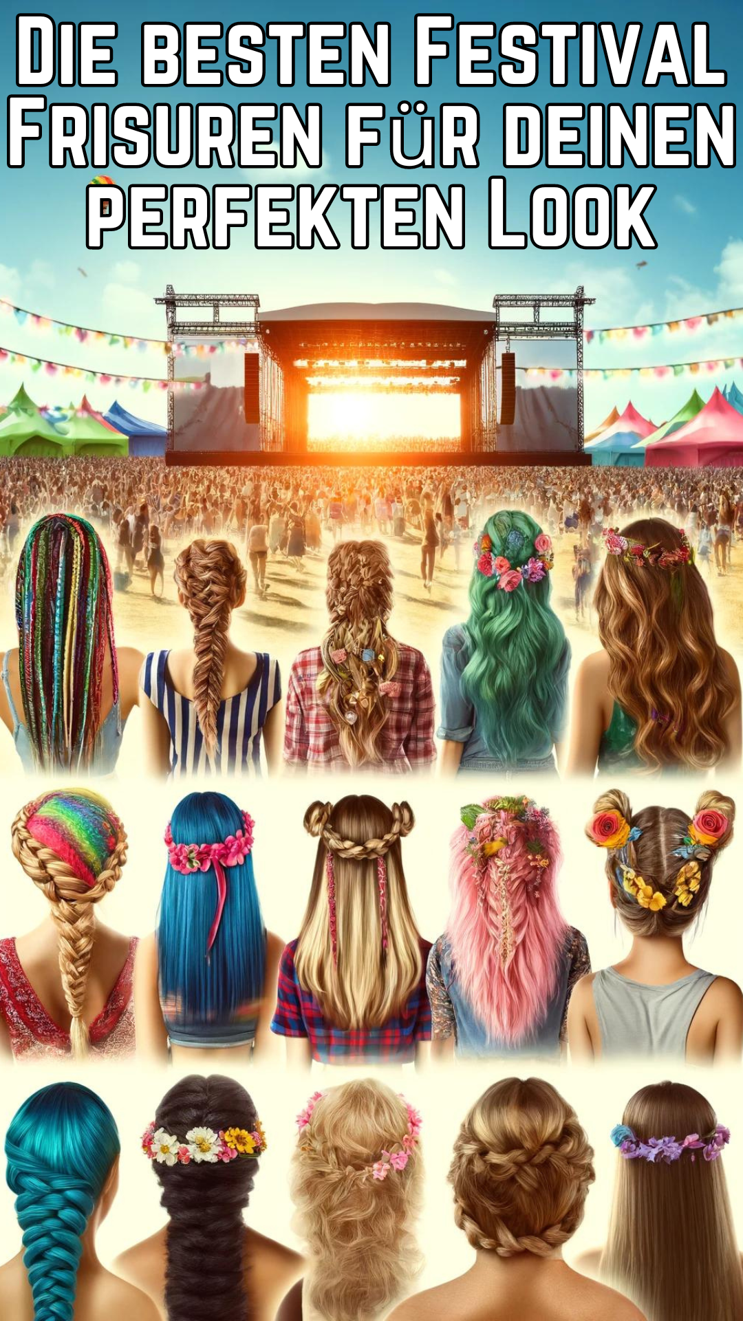 Die besten Festival Frisuren für deinen perfekten Look