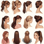 Einfache Haarfrisuren für Jeden Anlass