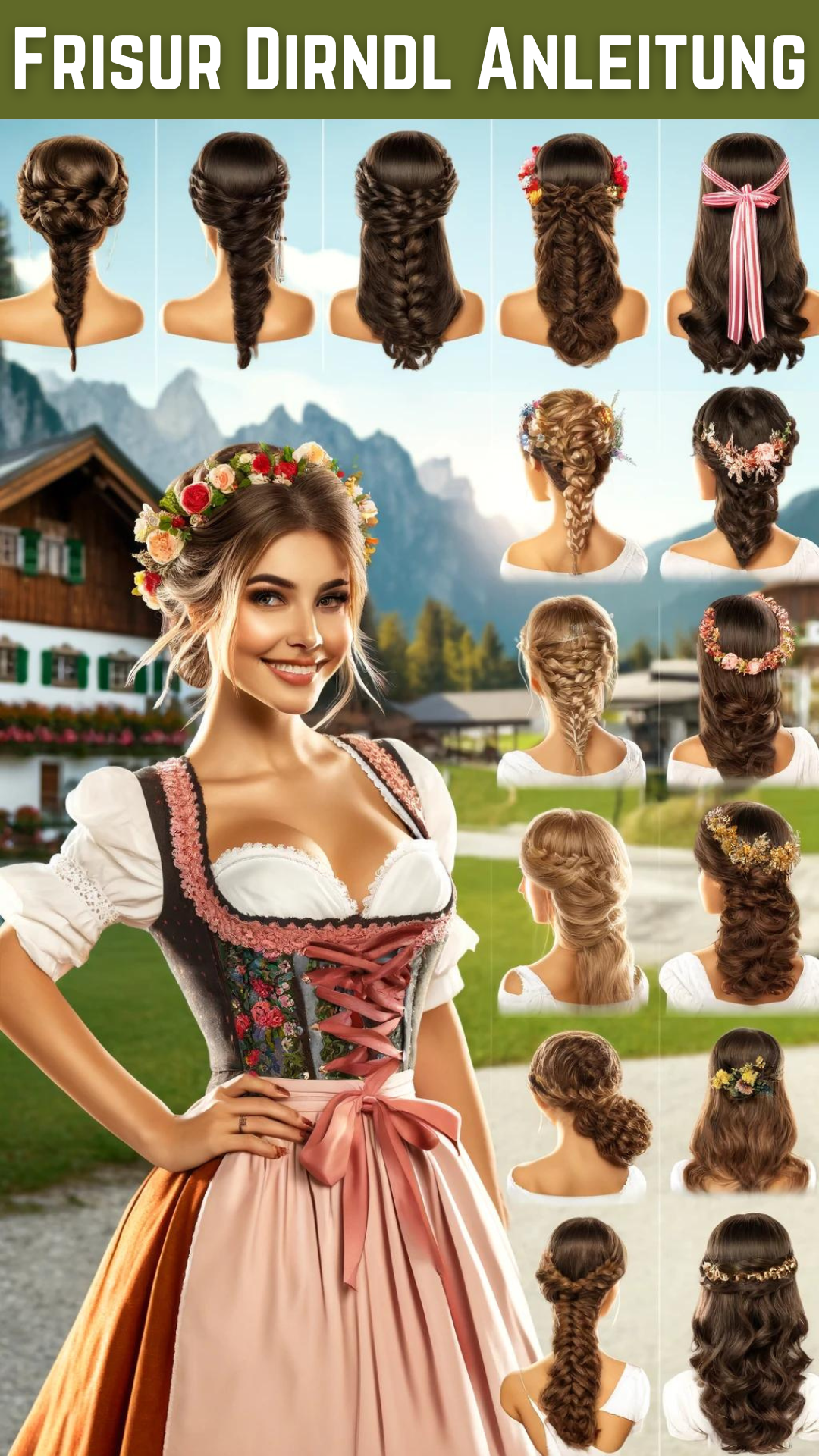 Frisur Dirndl Anleitung