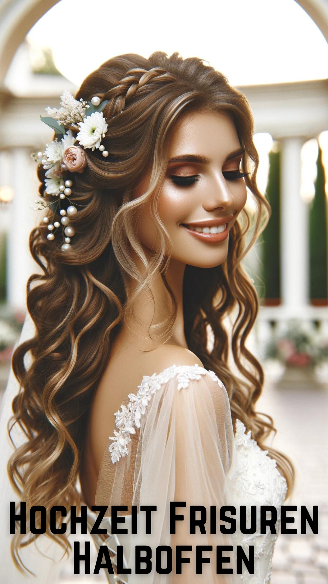 Hochzeit Frisuren Halboffen