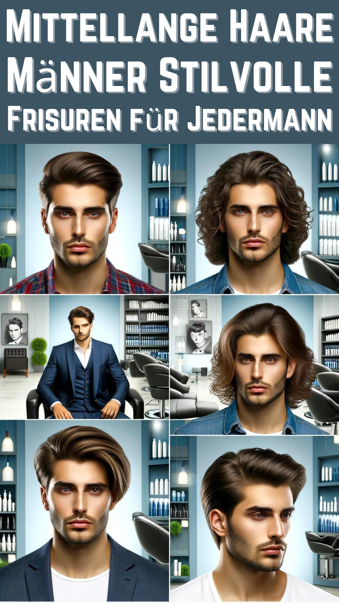 Mittellange Haare Männer Stilvolle Frisuren für Jedermann