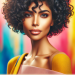 Verwandlung deines Looks mit Locken und kurzen Haaren