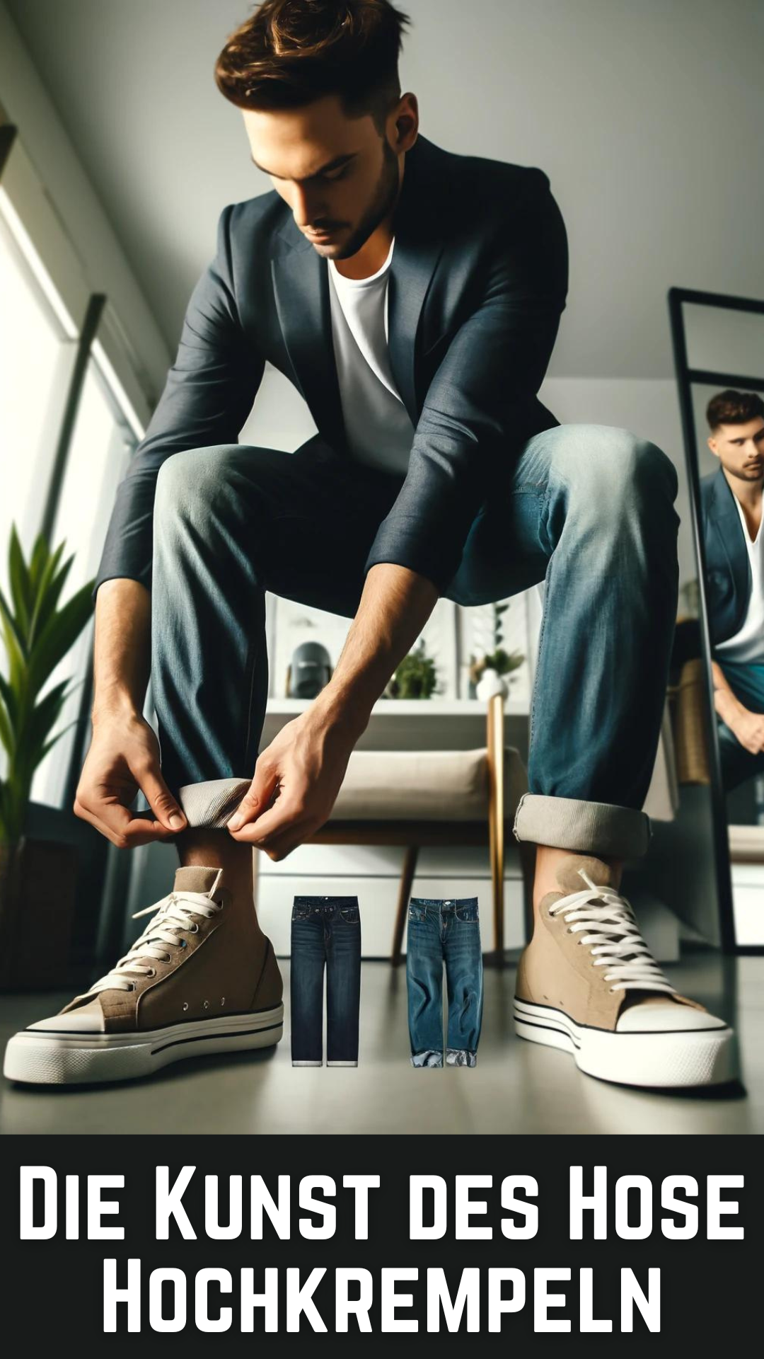 Die Kunst des Hose Hochkrempeln