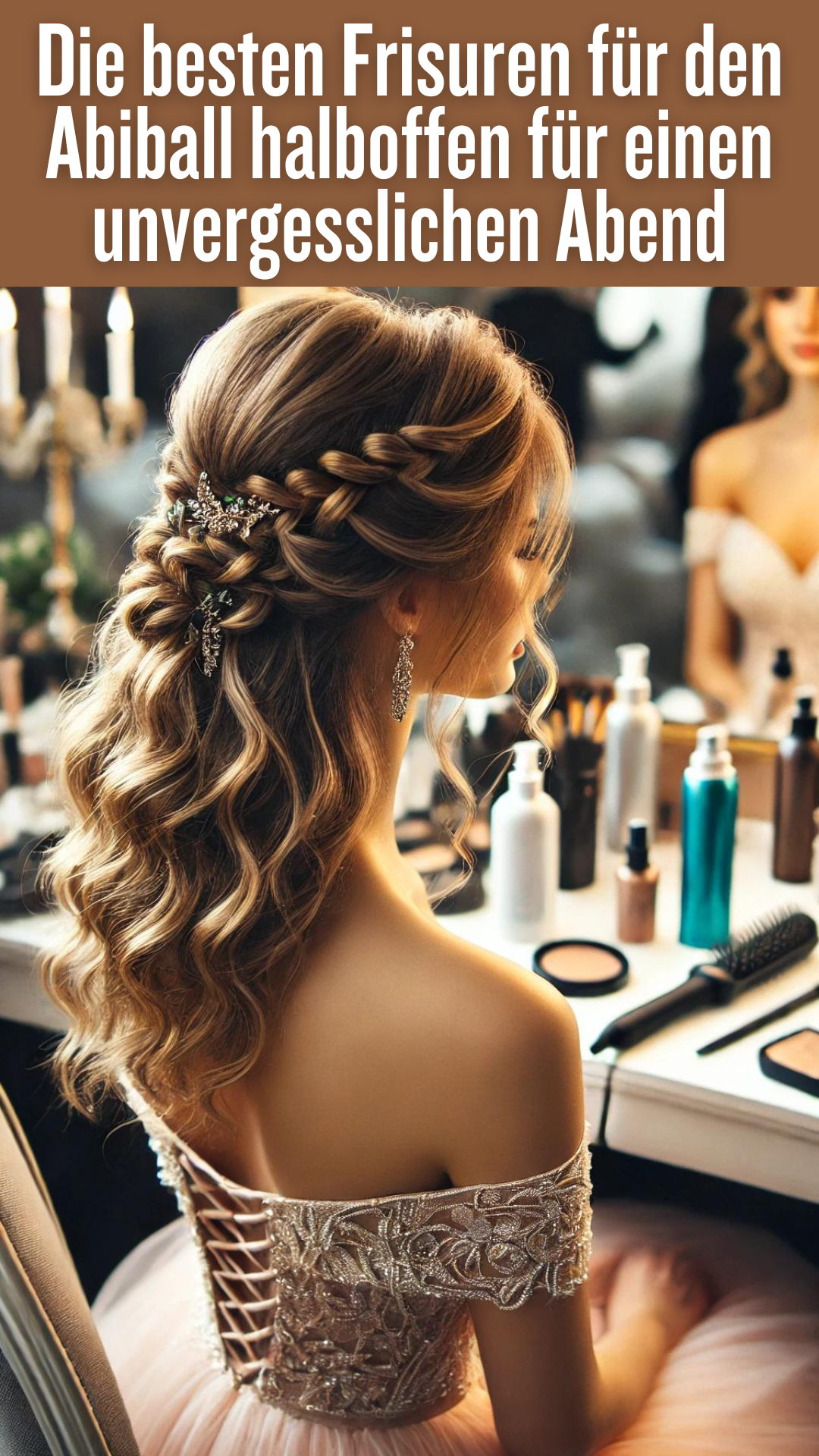 Die besten Frisuren für den Abiball halboffen für einen unvergesslichen Abend