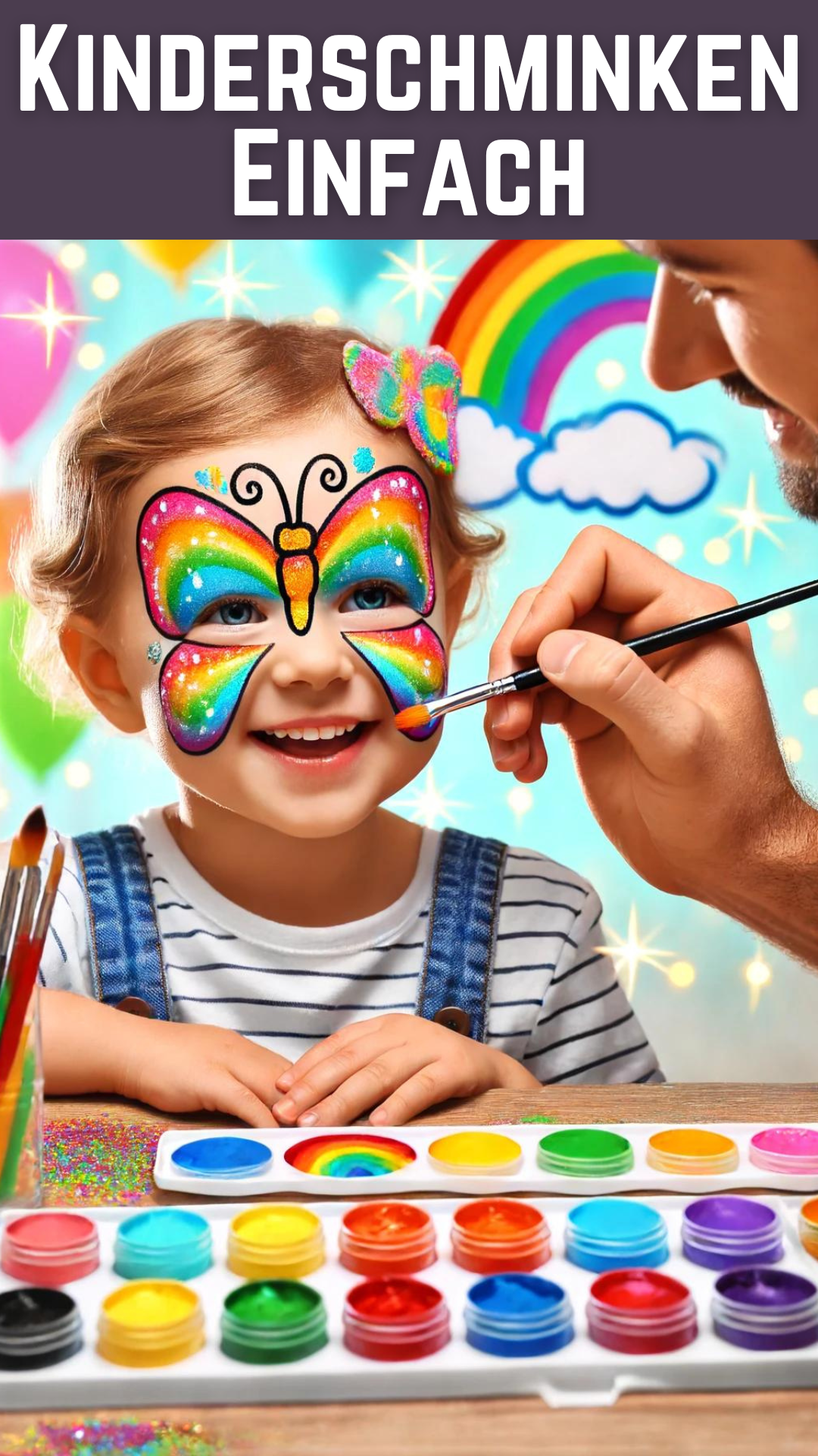 Kinderschminken Einfach – Die Ultimative Anleitung für Einfache und Kreative Kinderschminke Ideen
