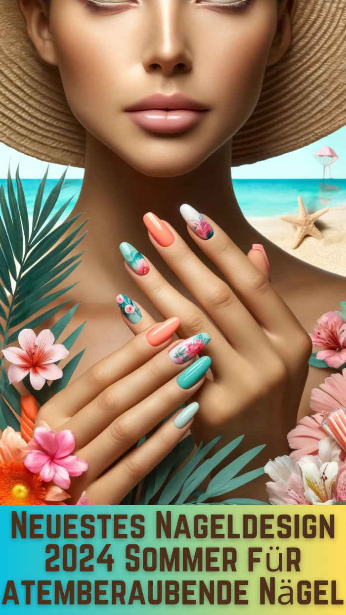 Neuestes Nageldesign 2024 Sommer für atemberaubende Nägel